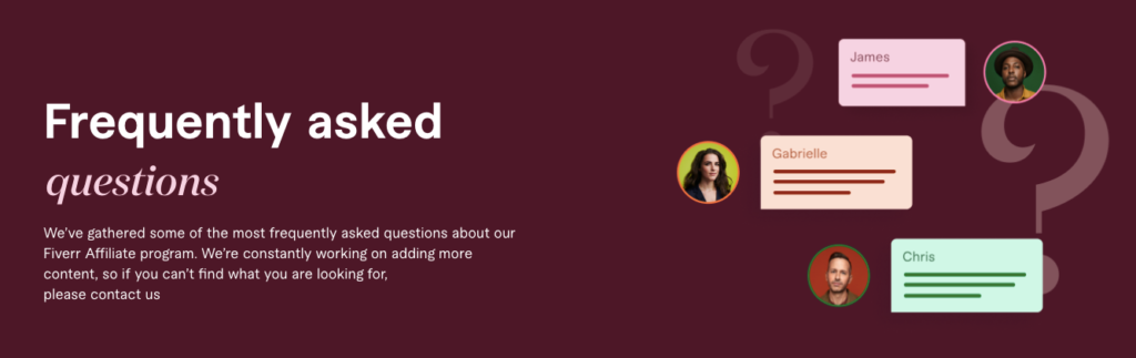 Fiverr Affiliate Program Faq