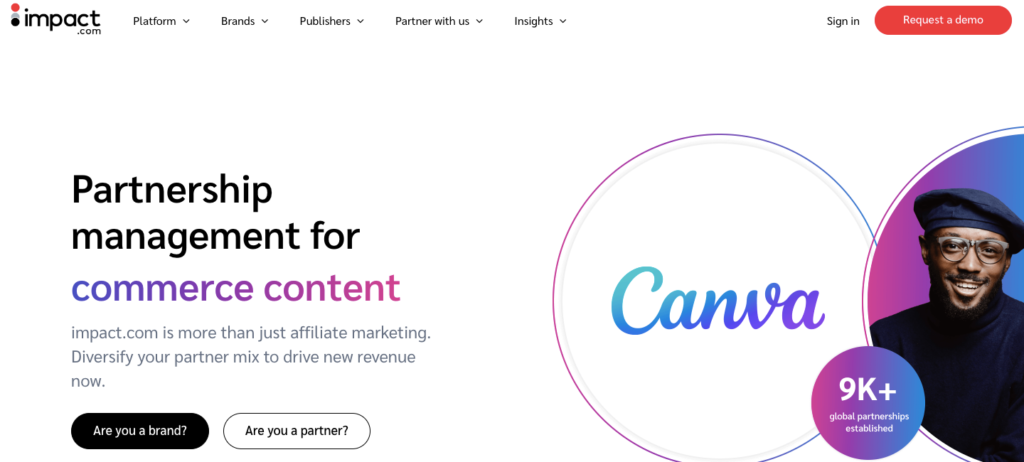 impact homepage