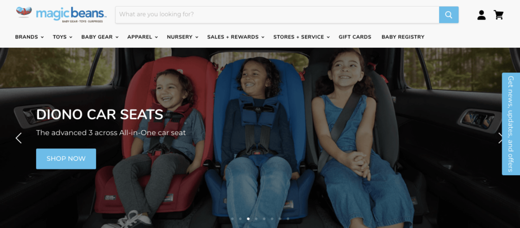 magic beans homepage