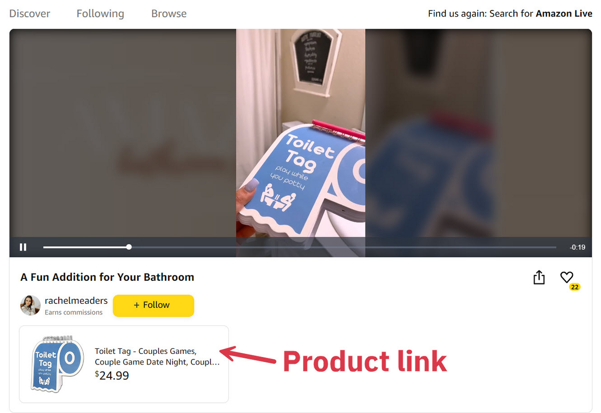Storefront videos incorporate links